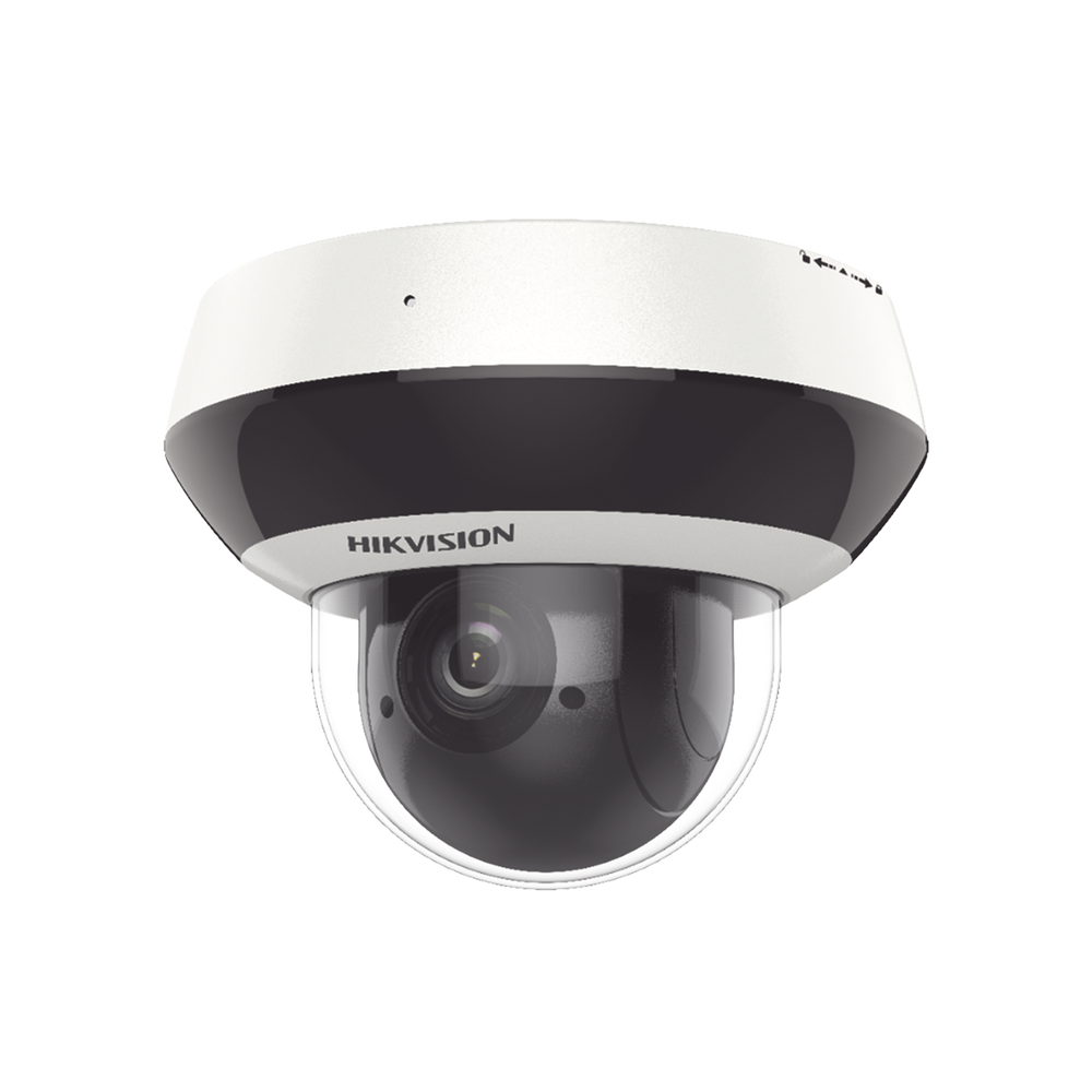 Mini Domo PTZ IP 2 Megapixel / 4X Zoom / H.265+ / 20 mts IR EXIR / WDR / PoE / IK10 / Exterior IP66 / Ultra Baja Iluminación / Micrófono Integrado / PoE