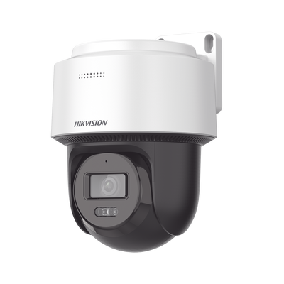 Domo PT IP 4 Megapixel / Lente 2.8 mm / Luz Blanca 30 mts / dWDR / PoE / IP66 / Micrófono y Bocina Interconstruido / Mic