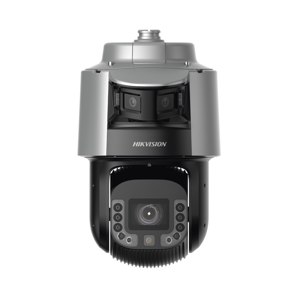 [TandemVu] Domo PTZ IP 4 Megapixel con Cámara Panoramica 180º de 6 Megapixel / 42X Zoom / 300 mts IR y 30 mts Luz Blanca / IP67 / IK10  / Autoseguimiento / Wiper / Deep learning / Entrada-Salida de Audio y Alarma / Ultra Baja Iluminació