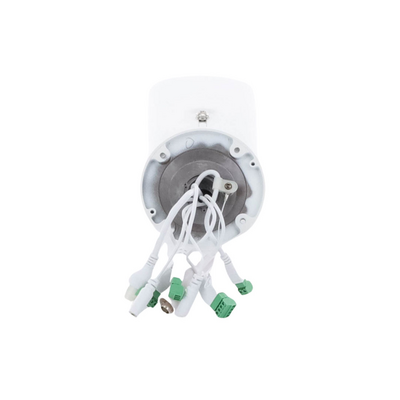 Bala IP Dual / Térmica 6.1 mm (256 X 192) / Óptico 6.4 mm (4 Megapixel) / Termométrica / Detección de Temperatura / PoE 