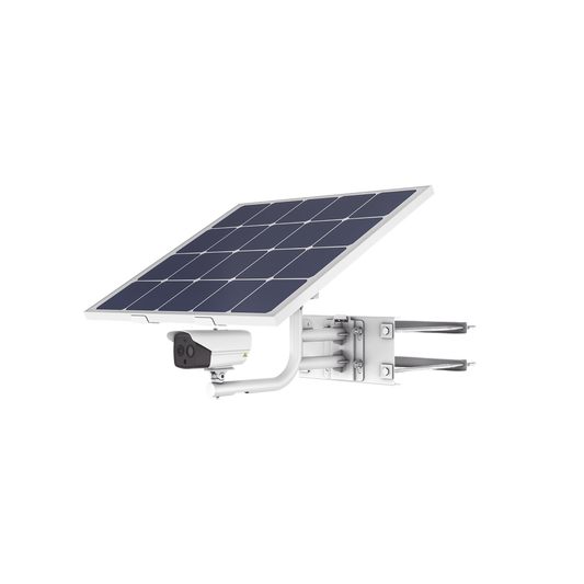 Kit Solar IP All in One / Cámara Termica 256 × 192 / Lente 9.7 mm / Panel Solar / Batería de Respaldo de Litio 23.2Ah / Conexión 4G