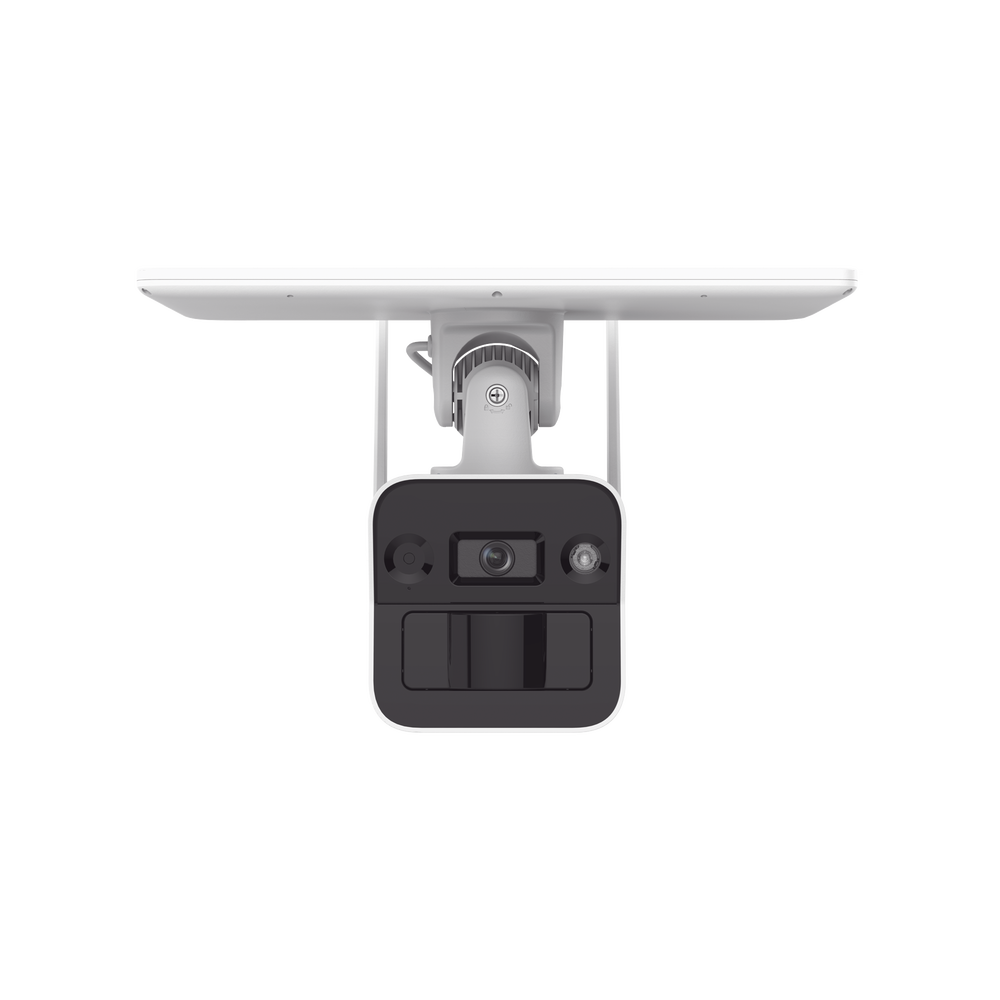 Kit Solar IP All in One / Cámara Bala 4 Megapixel / Lente 4mm / Panel Solar / Batería de Respaldo de Litio 10Ah (Hasta 11 Días) / Conexión 4G / Accesorios de Instalación / Kit Solar