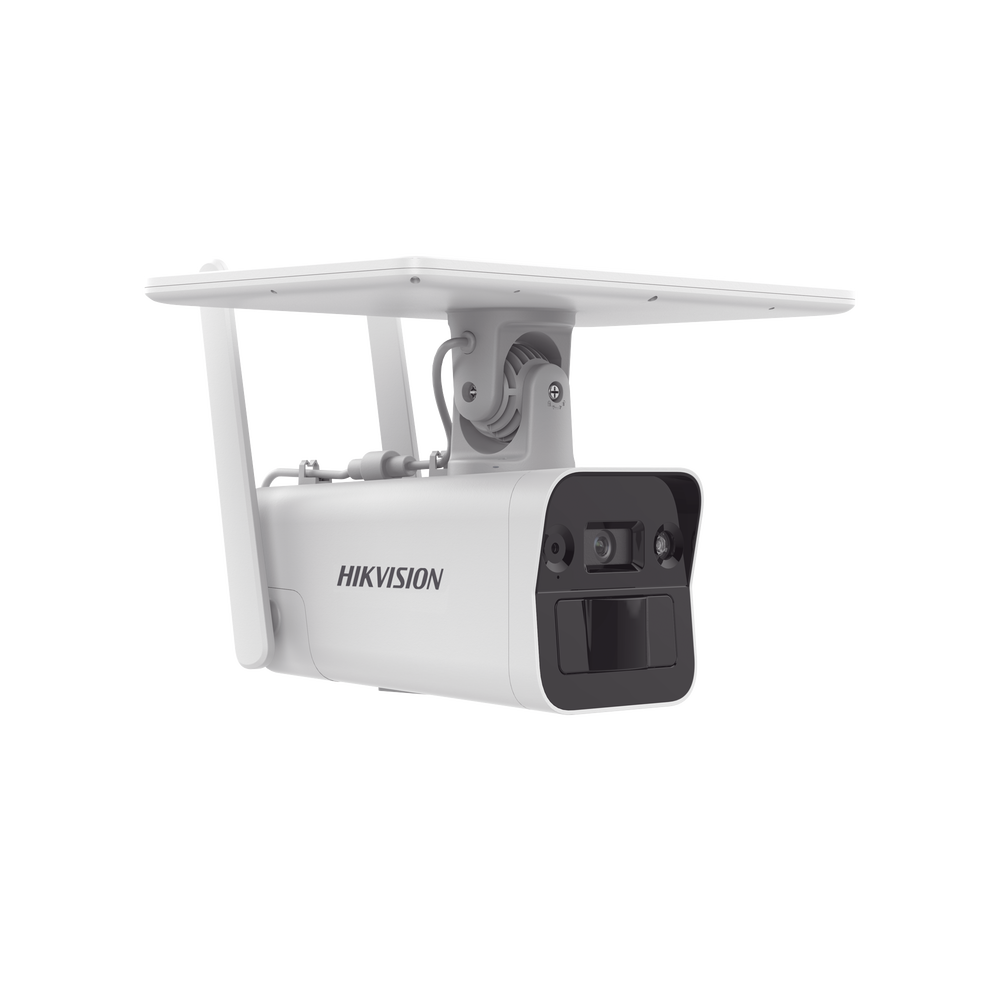 Kit Solar IP All in One / Cámara Bala 4 Megapixel / Lente 4mm / Panel Solar / Batería de Respaldo de Litio 10Ah (Hasta 11 Días) / Conexión 4G / Accesorios de Instalación / Kit Solar