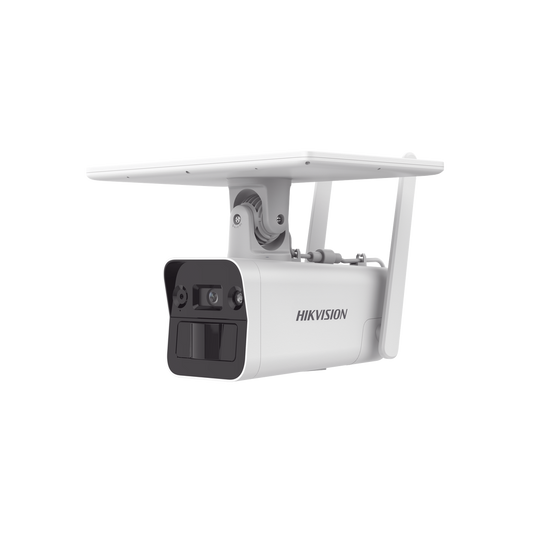 Kit Solar IP All in One / Cámara Bala 4 Megapixel / Lente 4mm / Panel Solar / Batería de Respaldo de Litio 10Ah (Hasta 11 Días) / Conexión 4G / Accesorios de Instalación / Kit Solar