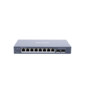 Switch Gigabit PoE+ / Administrable / 8 puertos 10/100/1000 Mbps PoE+ / 2 puertos SFP / configuración remota desde Hik-ProConnect / PoE hasta 250 metros / 110 W