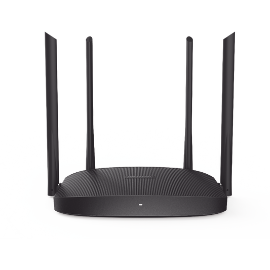 Router Inalámbrico WISP Gigabit / Doble Banda AC (2.4 GHz y 5 GHz) / Hasta 1200 Mbps / 4 Puertos 10/100/1000 Mbps /  4 Antenas Externas Omnidireccional de 5 dBi / Interior