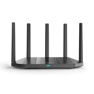 Router Inalámbrico / Wifi 6 / Hasta 1500 Mbps / Doble Banda AC (2.4 GHz y 5 GHz) / 4 Puertos 1000 Mbps / 4 Antenas Omnid