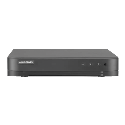 DVR 2MP Lite / 16 Canales TVI / AHD / CVI / CVBS + 2 Canales IP / 1 HDD / H.265+ / Salida en Full HD / Audio por Coaxitr