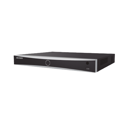 (ACUSENSE / Evita Falsas Alarmas) NVR 12 Megapíxel (4K) / Reconocimiento Facial / 16 Canales IP  / 16 Puertos PoE+ / 2 Bahías de Disco Duro