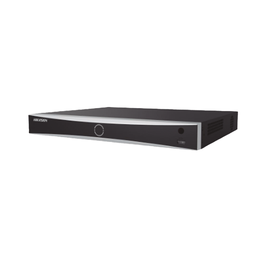 NVR 12 Megapixel (4K) / 8 canales IP / 8 Puertos PoE  / AcuSense / Evita Falsas Alarmas / Reconocimiento facial /  2 Bahías de Disco Duro