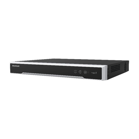 NVR 8 Megapixel (4K) / 16 canales IP / 2 Bahías de Disco Duro / HDMI en 4K