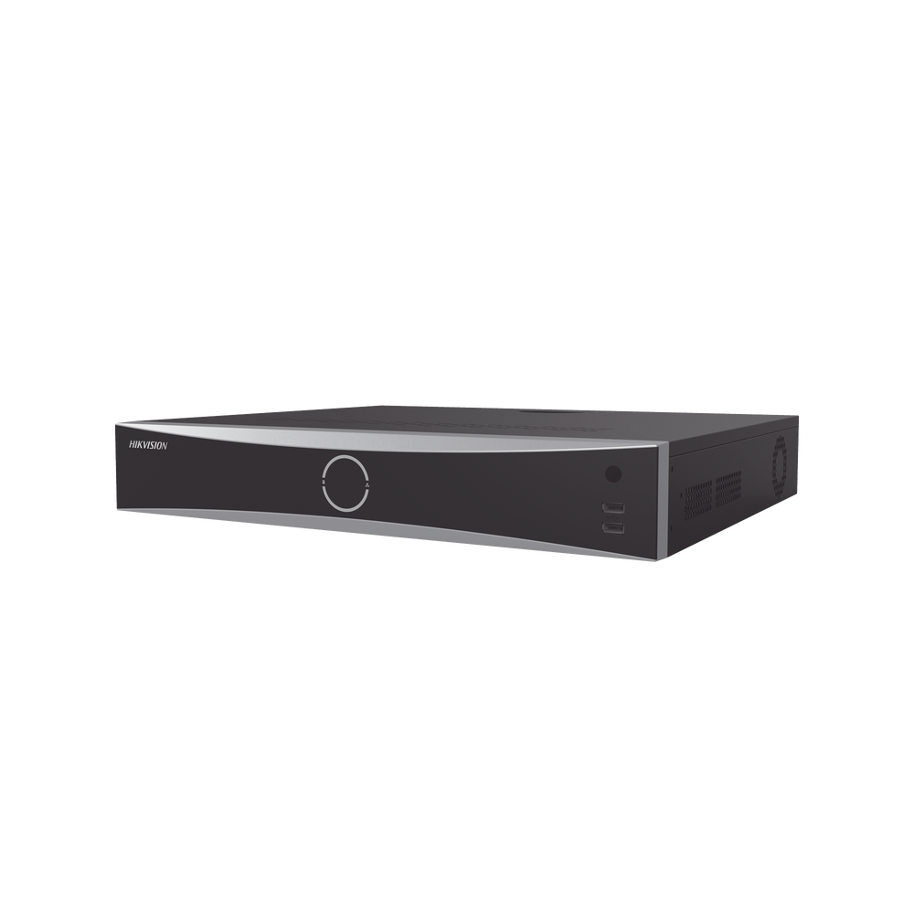NVR 12 Megapixel (4K) / 16 canales IP / 16 Puertos PoE / Soporta Cámaras con AcuSense / 4 Bahías de Disco Duro / Switch PoE / HDMI en 4K