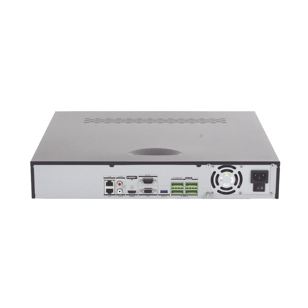 NVR 12 Megapixel (4K) / 32 canales IP / AcuSemse/  4 Bahías de Disco Duro /  HDMI en 4K