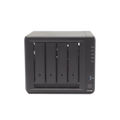 Servidor NAS de 4 Bahías (Expandible a 9 Bahías) / Hasta 162 TB / Servicio Nube Gratis (P2P) / Administración Remota y Respaldo Programado