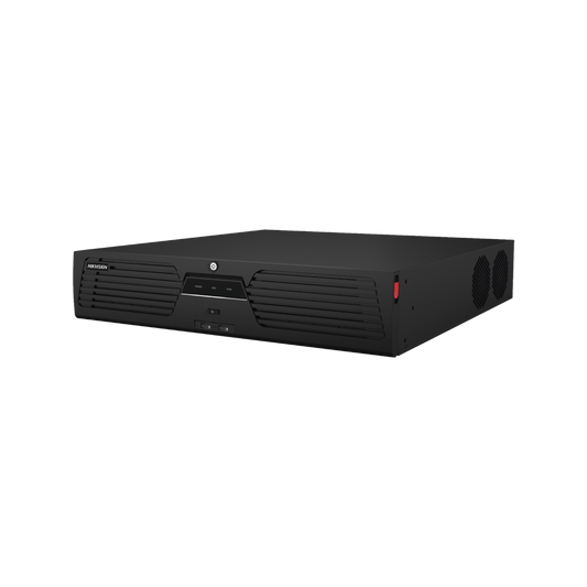 NVR 32 Megapixel (8K) / 32 Canales IP / Soporta Cámaras con AcuSense / 8 Bahías de Disco Duro / 2 Tarjetas de Red / Soporta RAID con Hot Swap / HDMI en 4K / Soporta POS