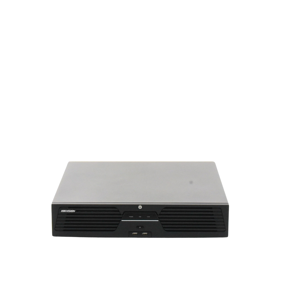 NVR 32 Megapixel (8K) / 64 canales IP / Soporta Cámaras con AcuSense / 8 Bahías de Disco Duro / 2 Puertos de Red / Soporta RAID con Hot Swap / HDMI en 8K / Soporta POS