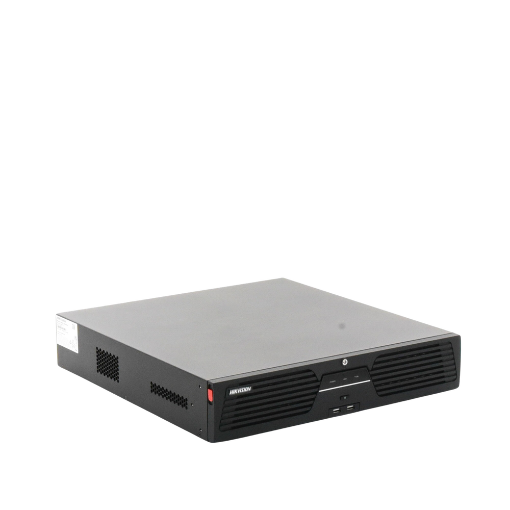 NVR 32 Megapixel (8K) / 64 canales IP / Soporta Cámaras con AcuSense / 8 Bahías de Disco Duro / 2 Puertos de Red / Soporta RAID con Hot Swap / HDMI en 8K / Soporta POS