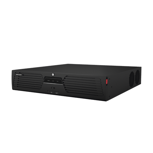 NVR 32 Megapixel (8K) / 64 canales IP / Soporta Cámaras con AcuSense / 8 Bahías de Disco Duro / 2 Puertos de Red / Soporta RAID con Hot Swap / HDMI en 8K / Soporta POS