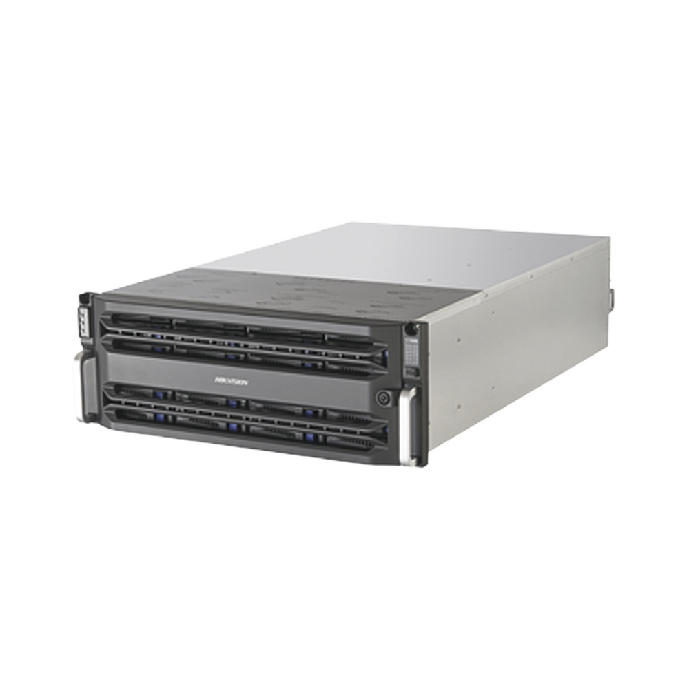 Servidor de Almacenamiento en Red /  Soporta 24 Discos Duros (No incluye Discos Duros) / RAID / Graba 600 canales IP / Doble procesador