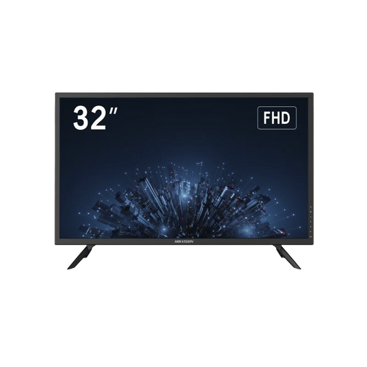 Monitor LED 32" Ultra-Brillante Full HD con Altavoces Potentes, Ángulo de Visión 178° y Entradas HDMI-VGA / Funcionamiento 24/7 y Montaje VESA (100 X 100) / Calibración Inteligente de Imagen