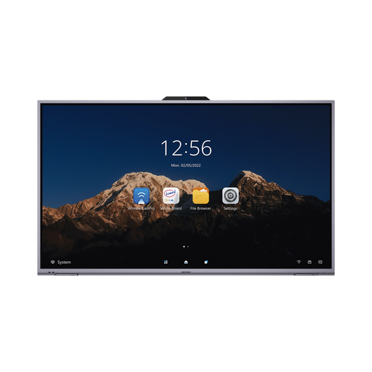 Pantalla Interactiva Touch de 65" Android 11 / Cámara Web 8 MP / Resolución 4K / Bocinas Integradas / Entradas HDMI y VGA / Incluye 2 Lápices para Escribir