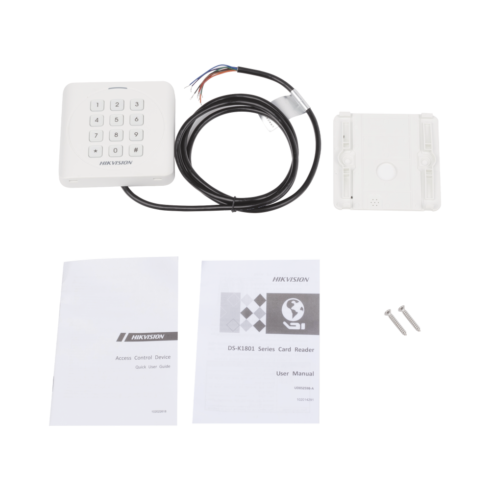 PROX EM Card and Password Reader / Outdoor IP65 / Wiegand / Compatible with Any Panel / Small and Aesthetic