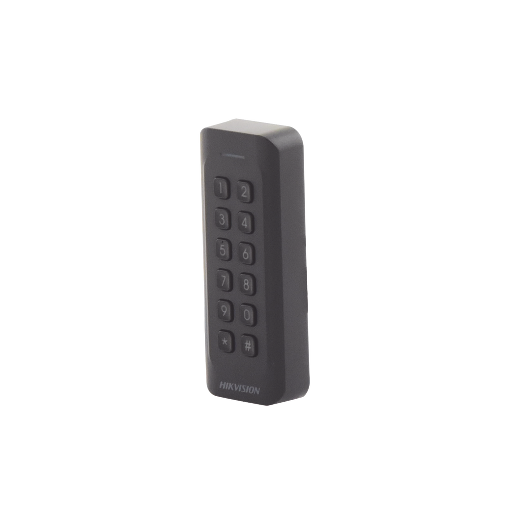 Lector de Tarjetas PROX EM y Contraseñas / Exterior IP65 / Wiegand / Compatible con Cualquier Panel / PERFIL DELGADO y ESTETICO / Indicador LED