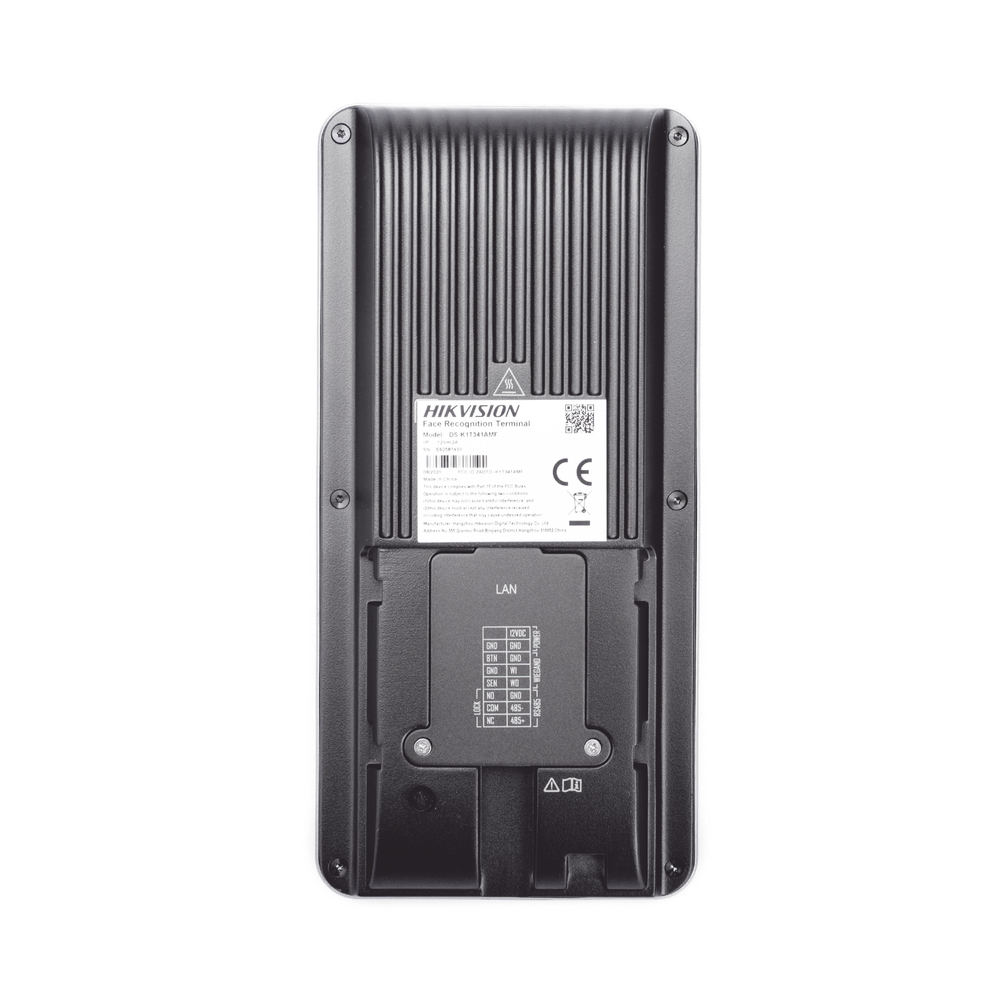 Ultra-fast Facial Recognition WiFi Terminal (IP65) / Up to 1.5 meters reading / Supports P2P Hik-Connect / 3,000 Users / QR and Video Intercom (low-noise environments)