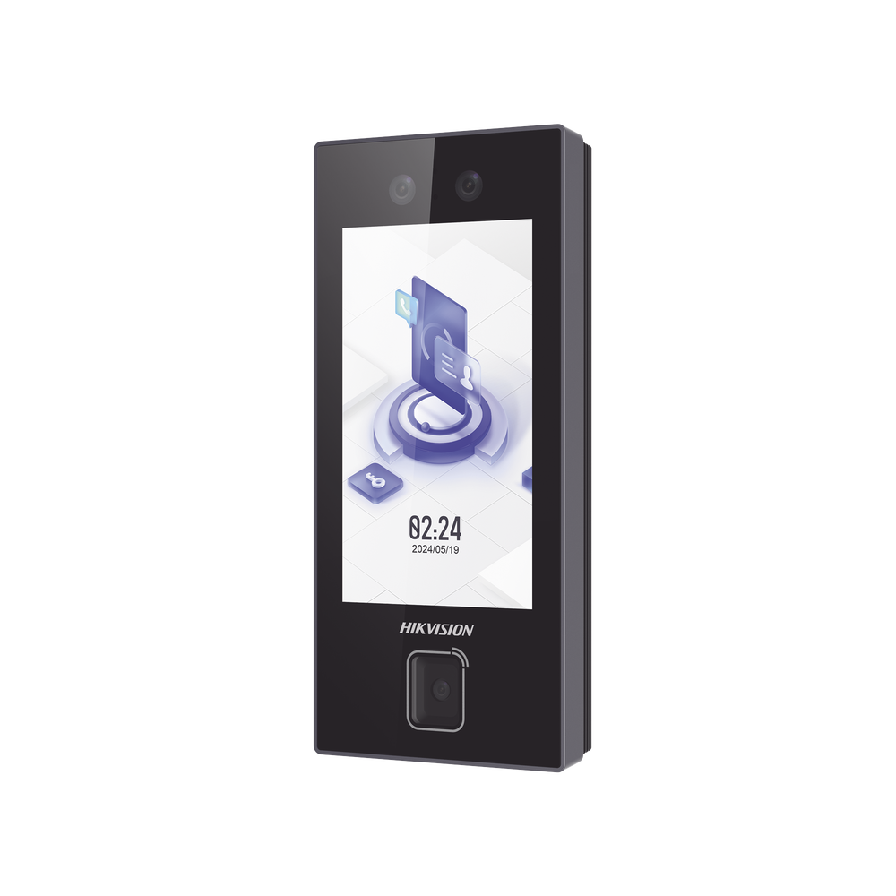 Terminal Facial Min Moe WiFi / Lector de QRs Físico de Alta Velocidad / 3000 Rostros / Pantalla 4.3" / Administrable en la Nube con HikConnect Teams  / Exterior IP65 