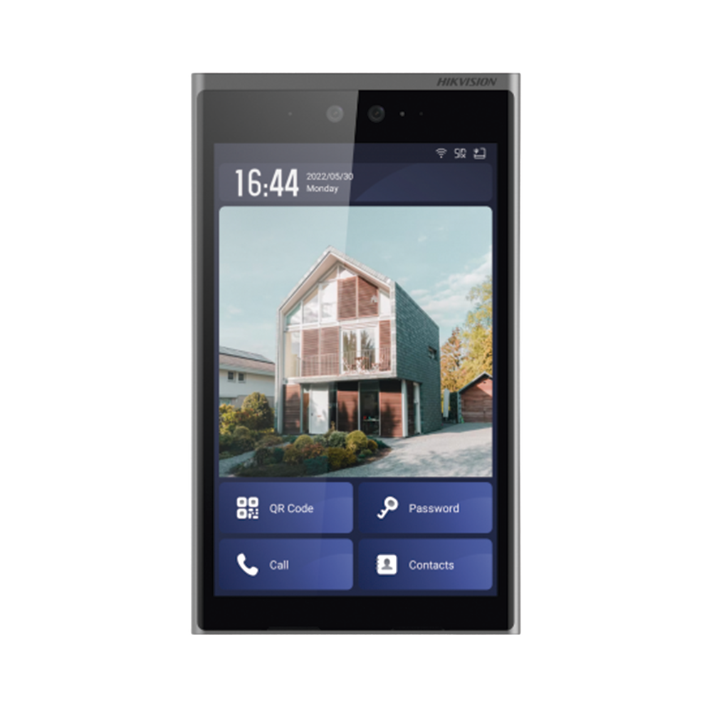 Frente de Calle IP 2 Megapixel (1080p) / Multiapartamento / Pantalla 10.1" Touch Screen / Reconocimiento Facial / Android / IP65 / IK07 / Soporta Modulo de Botones y Huella (por Separado) / Licenciamiento en HCC Gratuito!