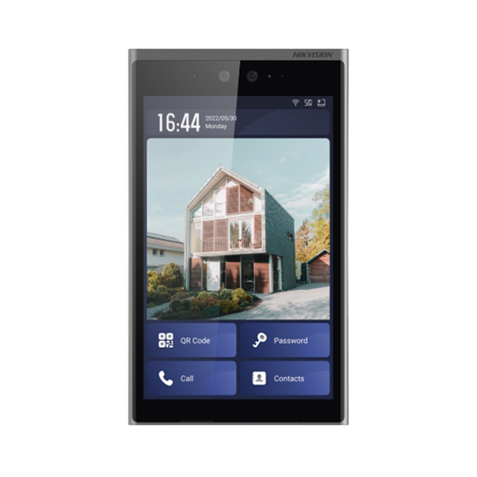 Frente de Calle IP 2 Megapixel (1080p) / Multiapartamento / Pantalla 10.1" Touch Screen / Reconocimiento Facial / Android / IP65 / IK07 / Soporta Modulo de Botones y Huella (por Separado) / Licenciamiento en HCC Gratuito!