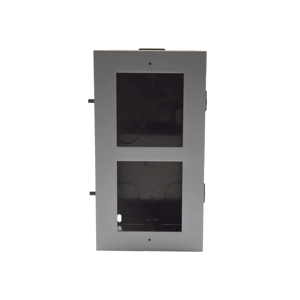 Base de 2 Espacios para EMPOTRAR Módulos de Videoporteros Hikvision