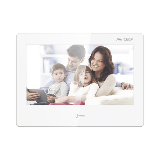 Monitor Touch IP / WiFi / ANDROID 7" / Integración con Videoporteros IP, CCTV, Panel de Alarma AXPRO y Biométricos de Acceso / CENTRO DE ADMINISTRACIÓN / Vídeo en Vivo / PoE Estándar / Apertura Remota