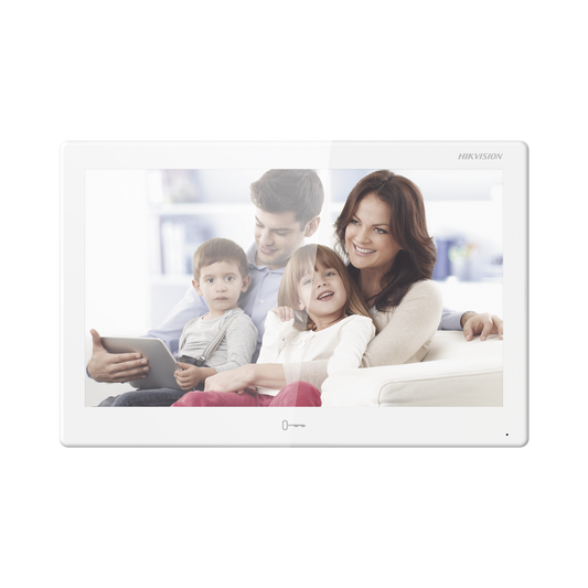 Monitor Touch IP / WiFi / ANDROID 10.1" / Integración con Videoporteros IP, CCTV, Panel de Alarma AXPRO y Biométricos de Acceso  / Vídeo en Vivo / PoE Estándar / Apertura Remota