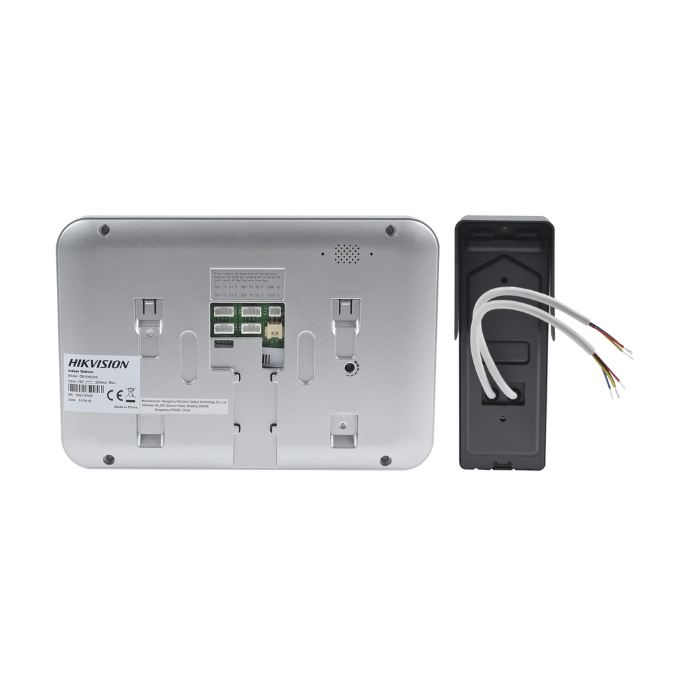 Kit de Videoportero Analógico con Pantalla LCD a Color de 7" / Frente de Calle para Exterior IP65