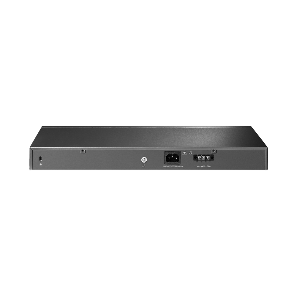 4-port GPON OLT, up to 512 ONUs, 1 Gigabit RJ45, 1 SFP+ port, AC-DC redundant power supplies (included)