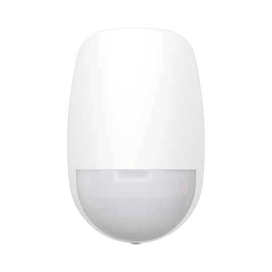 (AX PRO) Detector PIR Inalámbrico de Doble Tecnología / Inmunidad a Mascotas / Rango de Detección de 12 mts / Angulo de 85.9° de Cobertura