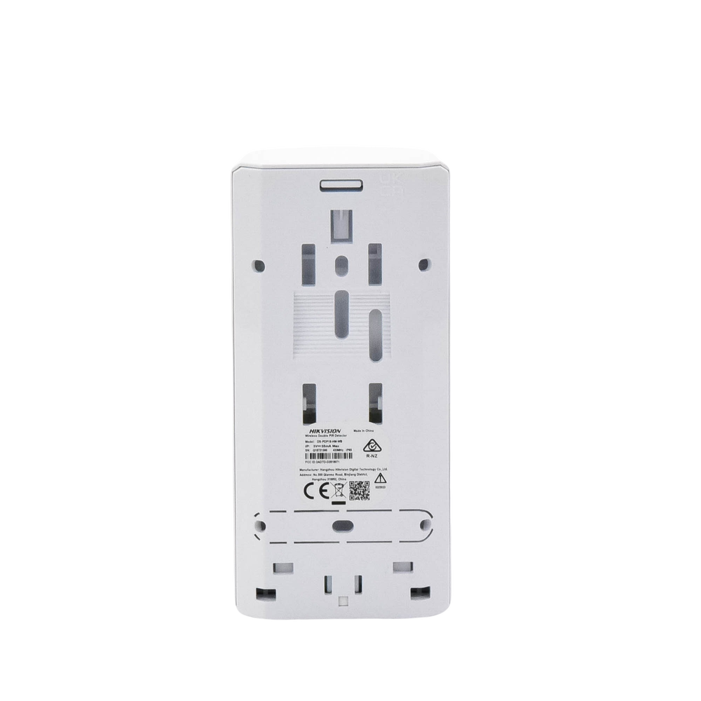 (AX PRO) Dual-Tech Outdoor PIR Detector IP65 / Detection Range 18 m Deep Placed at 2.7 m Height / Coverage Angle of 90° / Pet Immunity 24 Kg / Not Compatible with the DS-PHA64-LP Panel