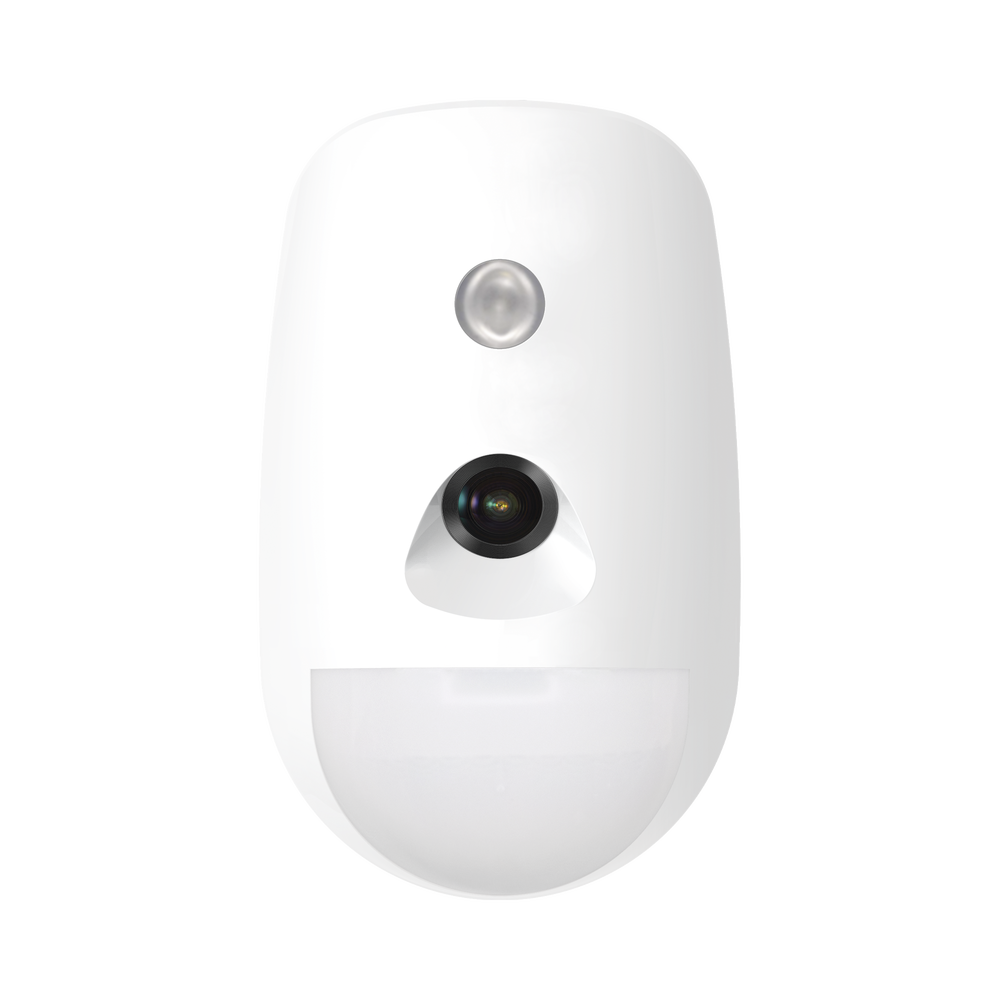 PIR con Cámara cableado / Bus Speed-X / Inmunidad a Mascotas 30 Kg / Rango de Detección de 12 mts / Angulo de 85.9° de Cobertura / Compatible con paneles AX Hybrid Pro