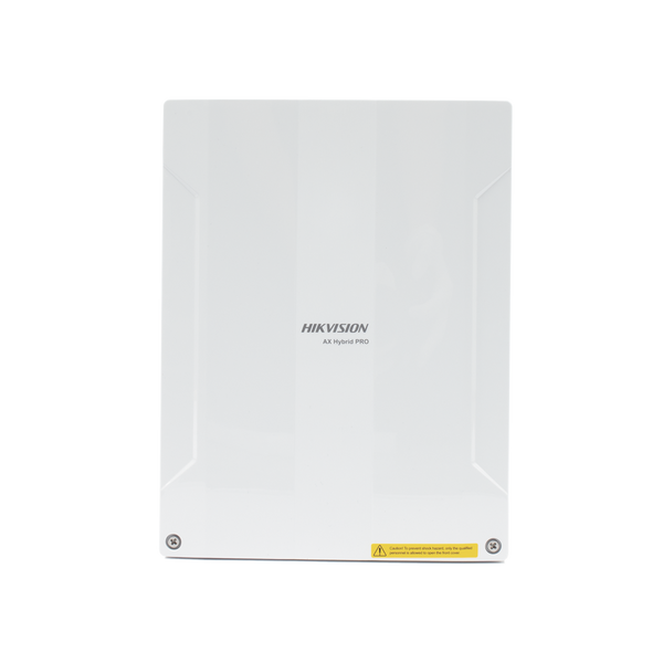 AX Hybrid Pro 64-zone Alarm Panel / 8 Direct Wired Zones to the Panel / 56 Expandable Zones: Wireless or Wired / TCP/IP and WIFI Connection / Supports 3G/4G module (optional) / Hik-connect