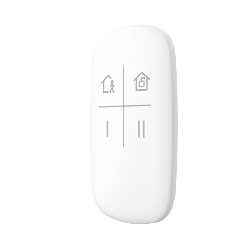 (AX PRO) Remote Control for Arming and Disarming / Keys with Programmable Functions (Audible or Silent Panic, Alarm Silence, Medical Alarm, Automation, etc.)