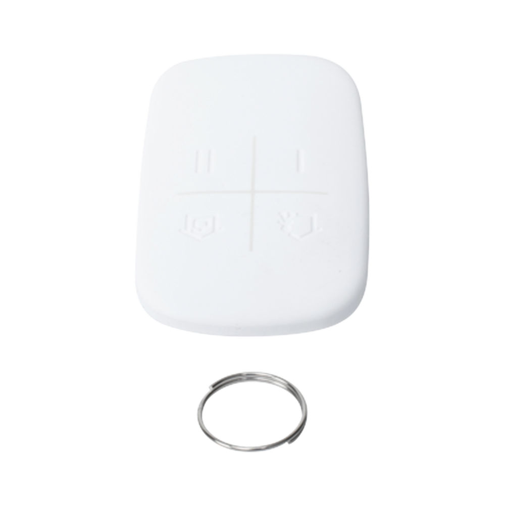 (AX PRO) Control Remoto para Armado y Desarmado / Teclas con Funciones Programables (Pánico Audible o Silencioso, Silenciar Alarma, Alarma Médica, Automatización, etc)