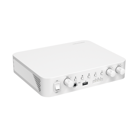 Amplificador / 2 Canales / 60W / Bluetooth / Entrada y Salida RCA / USB / 1 Entrada Micrófono / 24VCD