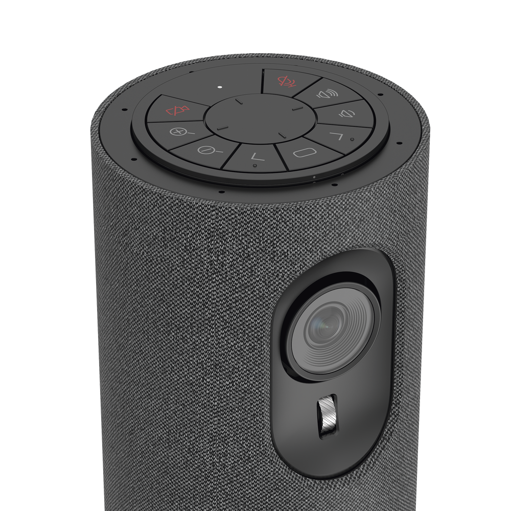 Portable Video Conferencing Camera / 2 Megapixel Resolution (Full HD) / 4 Microphones / 5 W Speaker / USB Connection / Remote Control / Plug and Play / PTZ Movement