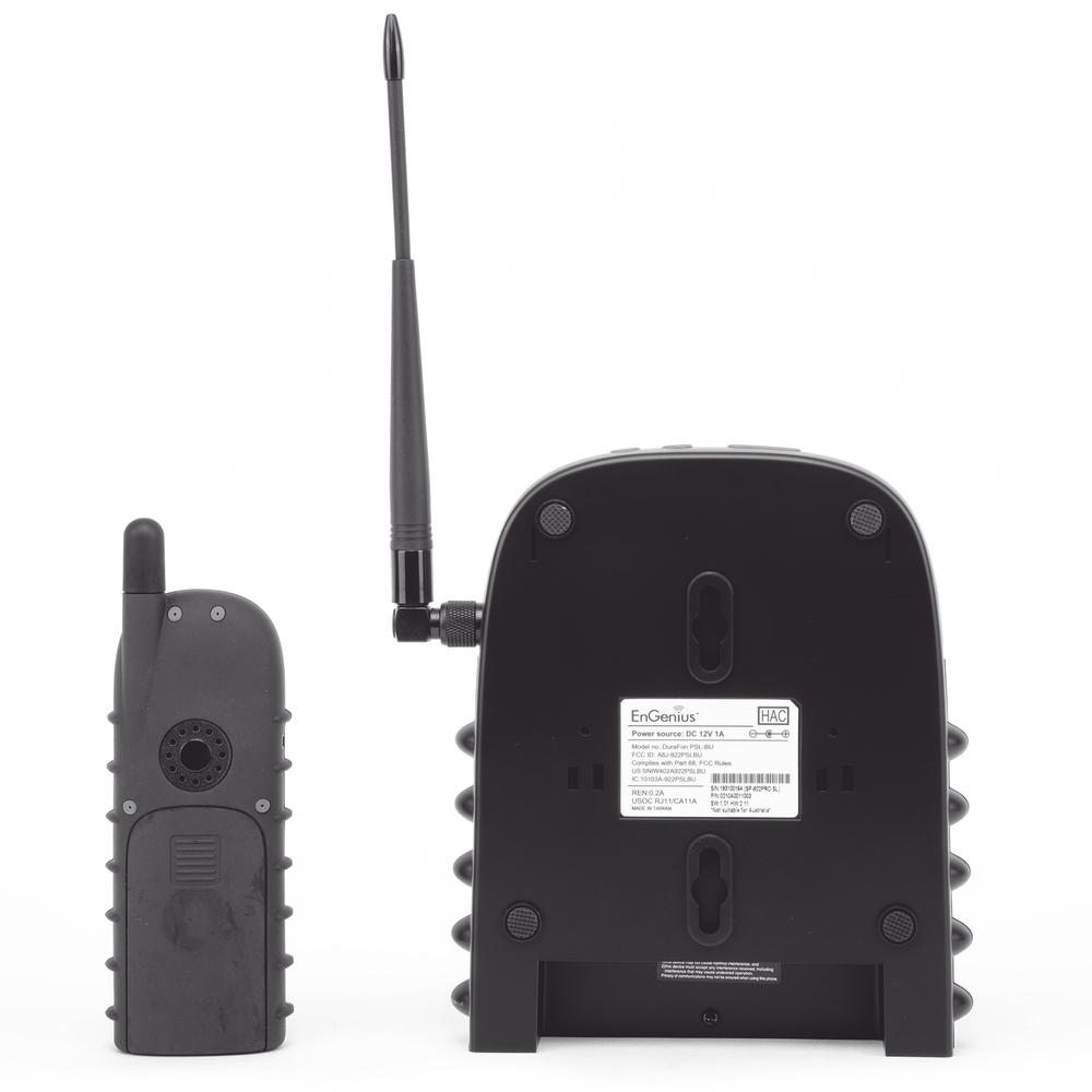 Single-line long-range telephone system, PRO compatible / Up to 23,000 m² in Warehouses / Up to 12 km² in Farms or Ranches (LoS) / Up to 12 floors of penetration in buildings