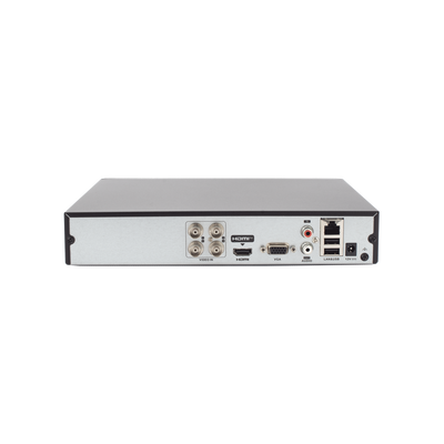 DVR 2 Megapixel / 4 Canales TVI / AHD / CVI / CVBS + 2 Canales IP / 1 HDD / H.265+ / Salida en Full HD / Audio por Coaxi
