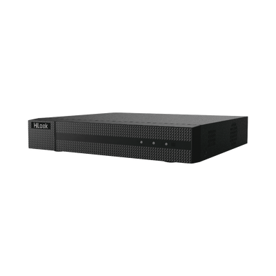 DVR 2 Megapixel / 4 Canales TVI / AHD / CVI / CVBS + 2 Canales IP / 1 HDD / H.265+ / Salida en Full HD / Audio por Coaxi