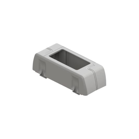 Porta equipamiento linea X rectangular para canaleta DX10000.00