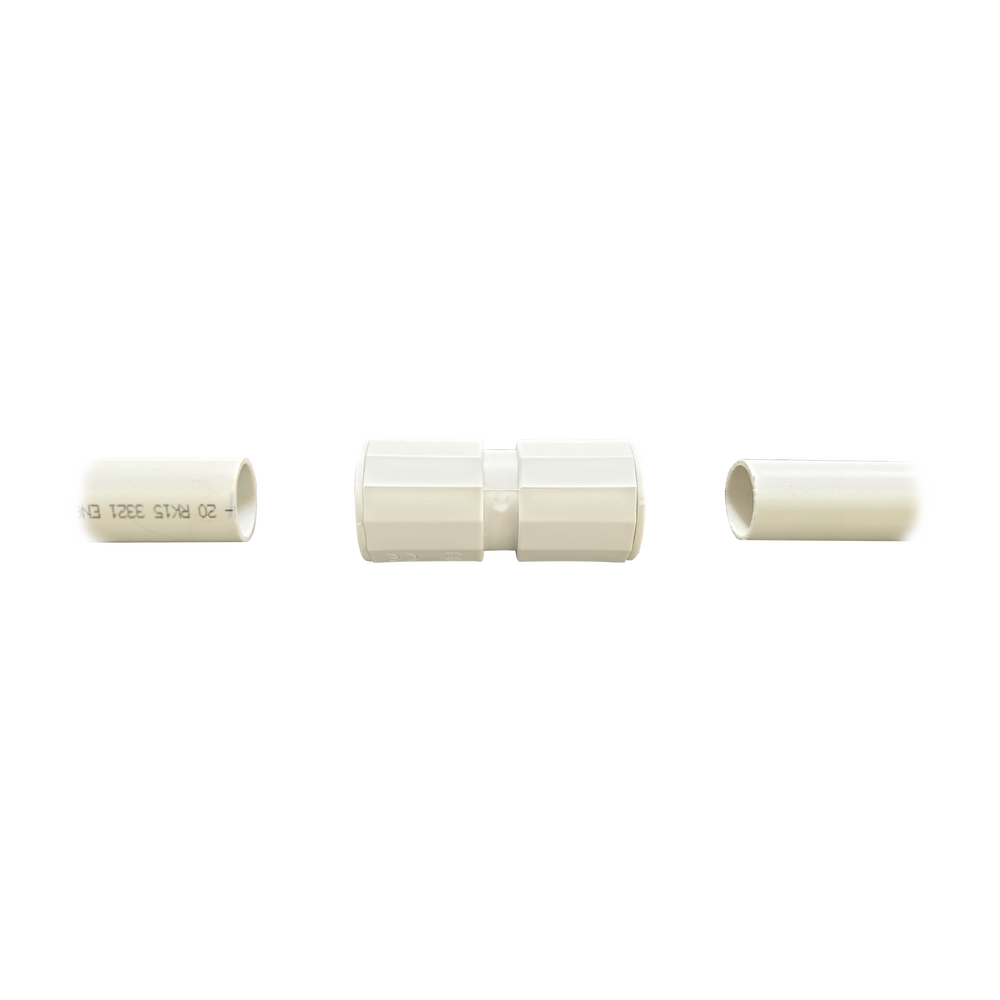 Manguito / Cople Morbidx IP67 libre de halógenos para unir tubería rígida de 40 mm (1 1/2") permite una instalación hermética no necesita pegamento 