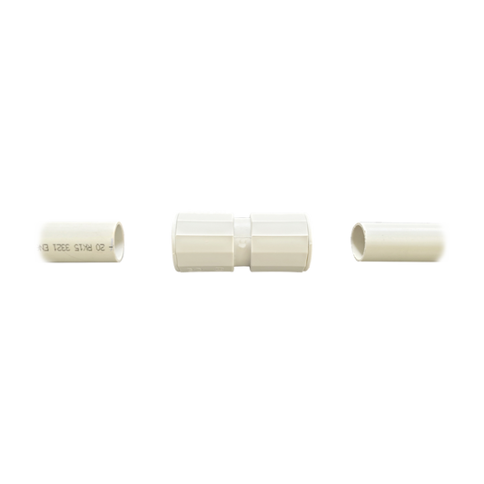 Manguito / Cople Morbidx IP67 libre de halógenos para unir tubería rígida de 40 mm (1 1/2") permite una instalación hermética no necesita pegamento 